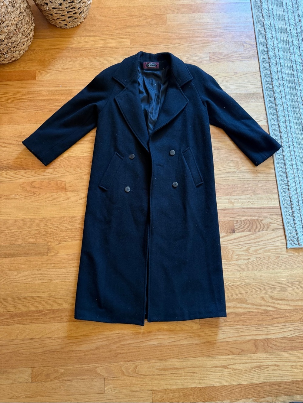 Stephanie Mathew’s Long Trench Coat - Black